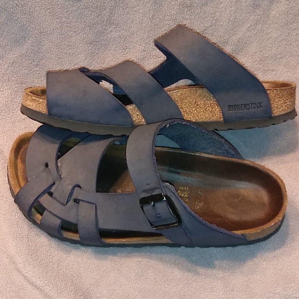 Birkenstock Pisa Blue Eu Size 37 Narrow